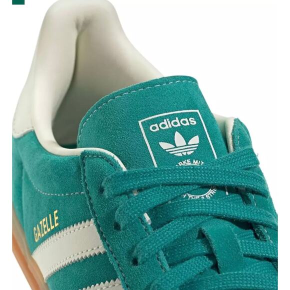 NEW ADIDAS ORIGINALS Gazelle Indoor JQ8391 Men\'s 11 Teal/ White main image 4